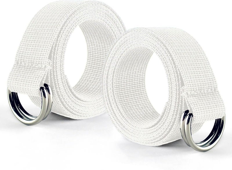Clocean Web Football Belt with Two Stainless Steel D Rings 52' Football Pants Belt for Men Women Kids Youth Boys Girls - Image 1
